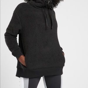 New With Tag Athleta Black Sherpa Ha…